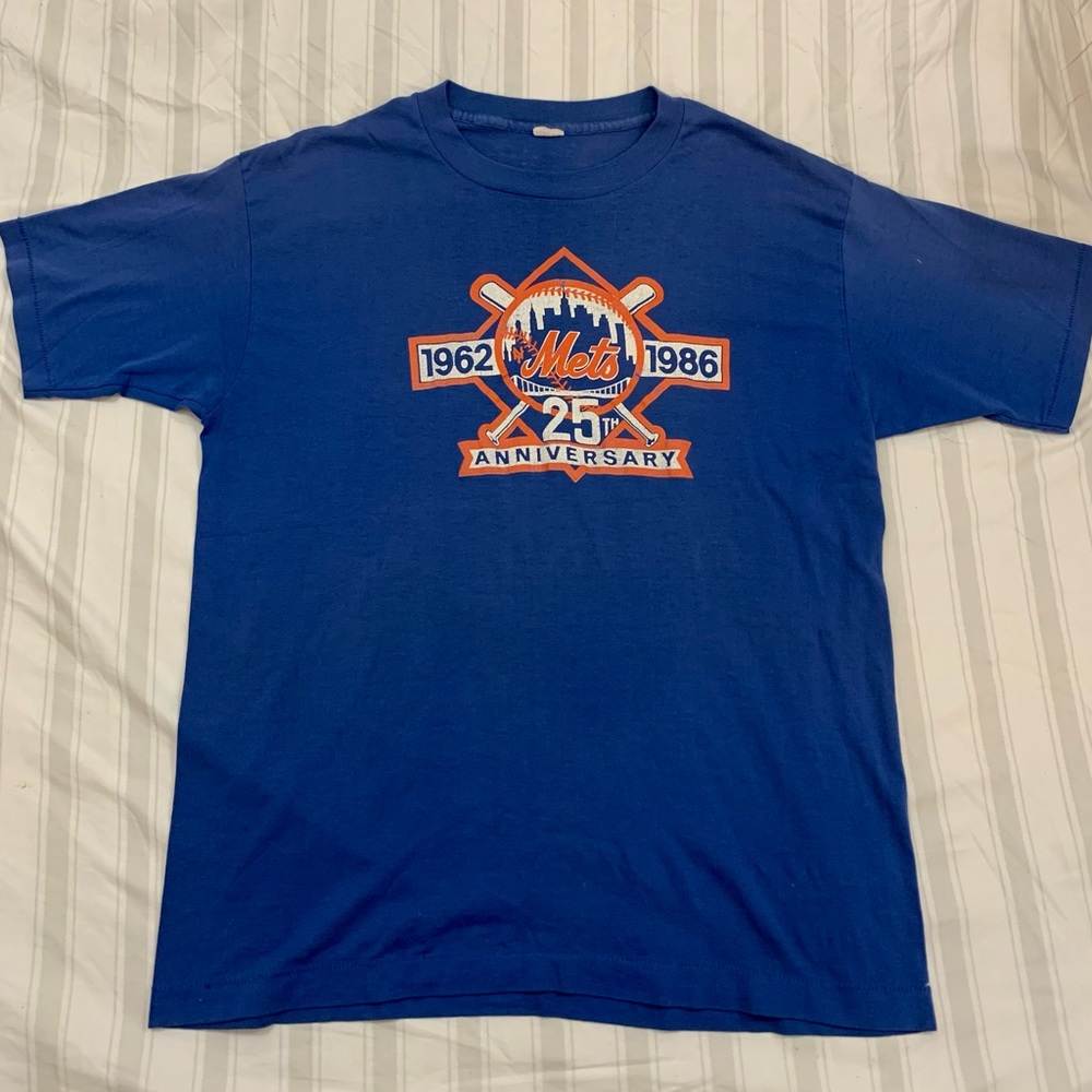 Vintage Mets 25th anniversary 1986 single stitch shirt